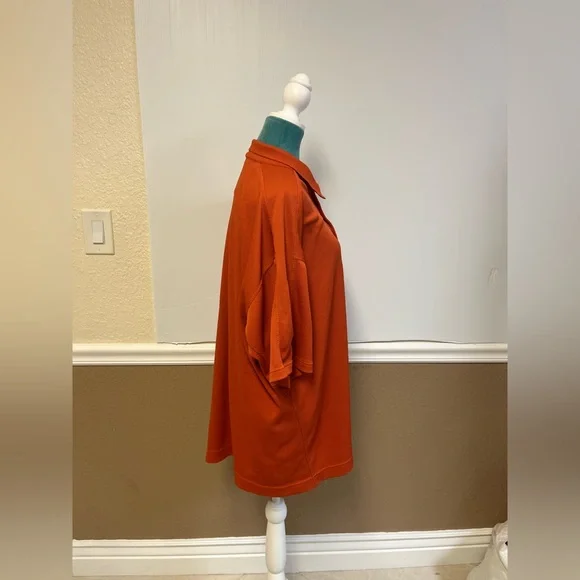 Nike Golf Men’s Fit Dry Stretch Textured Polo Shirt – Orange – Size XXL - Picture 3 of 7